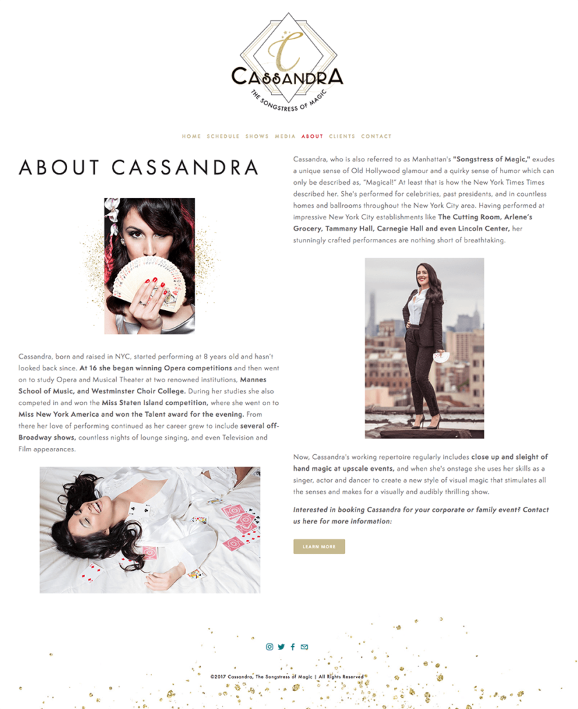 Cassandra's Website